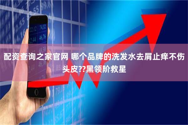 配资查询之家官网 哪个品牌的洗发水去屑止痒不伤头皮??黑领阶救星